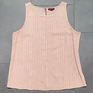 Vince Camuto | Striped Pink Sleeveless Top
